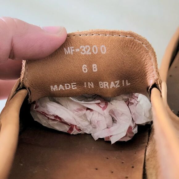Mercanti Florentini driving moccasin shoe made in Brazil women's size 6 - Picture 6 of 7
